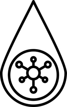 Drop Chemical Measurement vector