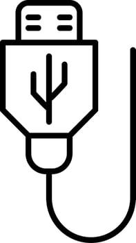 USB Cable Connection vector
