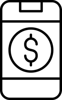 Mobile Phone Money Transfer Mobile Payment vector