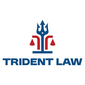 trident law justice office isolated on white background vector