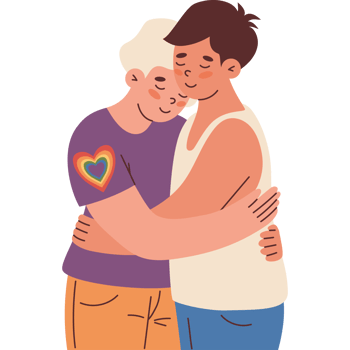 Same-sex couple. LGBTQ community png