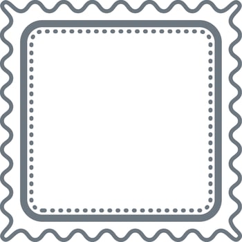 Simple Square Frame Border vector