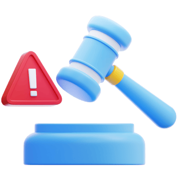 3D Illustration Legal Alert png