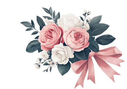 Elegant floral arrangement for celebration and decoration projects png