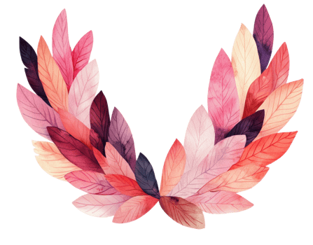 Colorful leaf wreath for seasonal decor and celebration png
