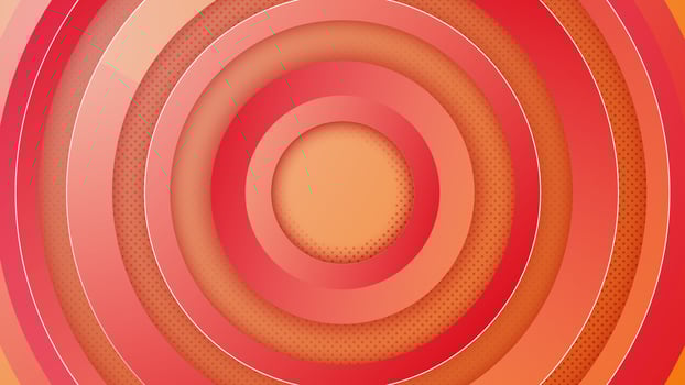 Abstract Red and Orange Color Background with Dotted Pattern and White Lines for Background, Poster vector