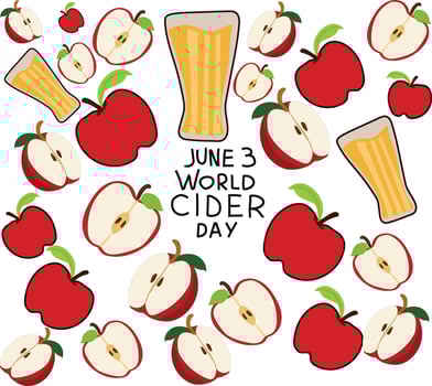 Cider World Cider DayCider Day vector