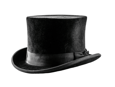 Classic top hat for formal occasions and stylish events png