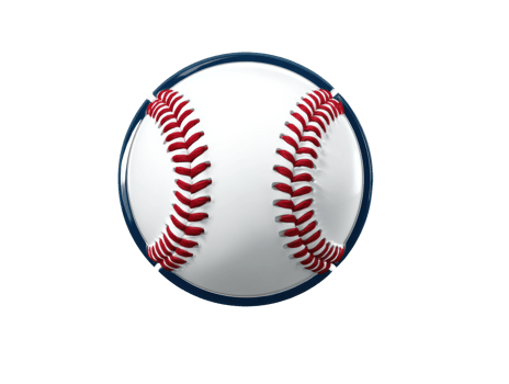 Baseball design for sports merchandise and promotional materials png