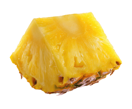 Fresh pineapple slice for healthy snacks and culinary use png