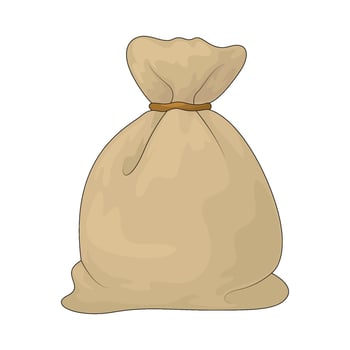 Army sack bag illustration vector