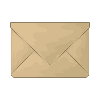 illustration of a closed envelope vector