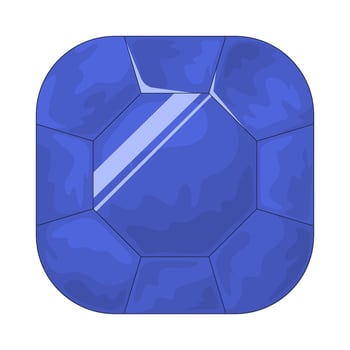shiny purple gemstone vector