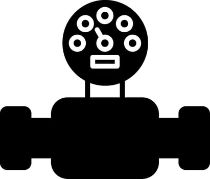 Pressure Sensor Pressure Measurement Glyph vector