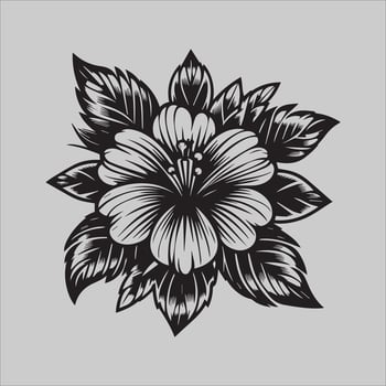 Nature in Black and White vector