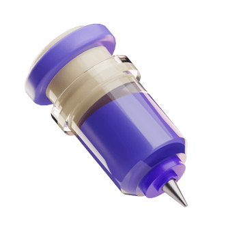 3D Illustration of a Medical Syringe png