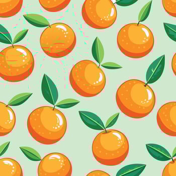 orange seamless pattern illustration. vector