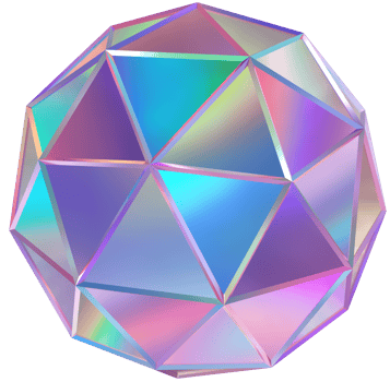 3d holographic glossy shape, iridescent chrome fluid abstract form png