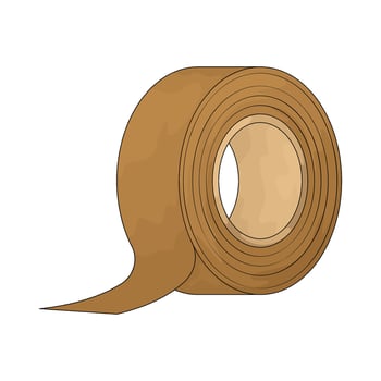 illustration of a packing tape vector