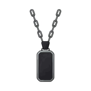 chain necklace illustration vector