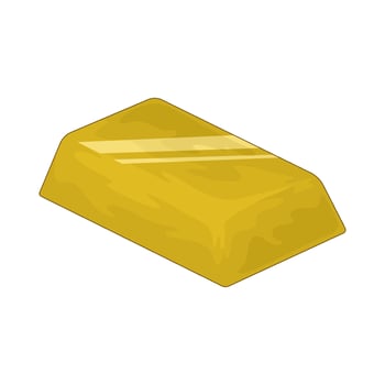 luxury gold bar vector