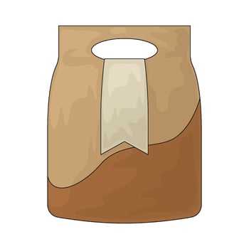 illustration of a Food Delivery bag vector