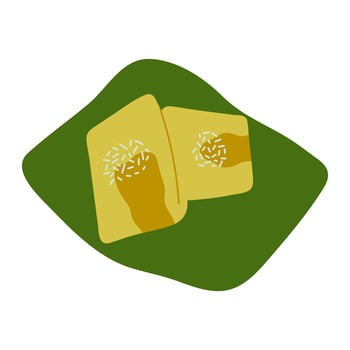 Closeup Utri Traditional Indonesian Food vector