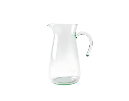 Elegant Glass Pitcher on Transparent Background png