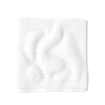 White, Folded Terry Cloth Towel png