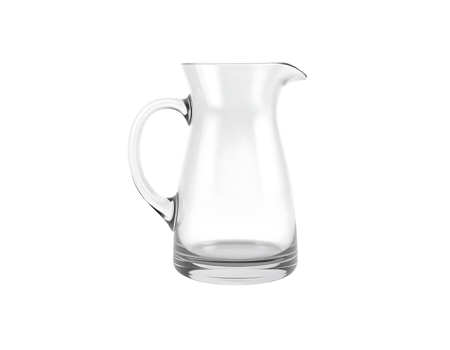Elegant Clear Glass Pitcher png