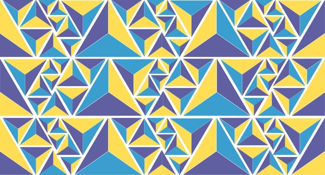 Elegant Multi Color Geometrical Pattern Background vector