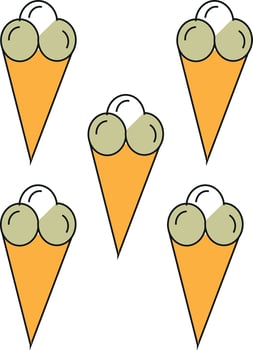 Free clip art ice cream cones clip art vector