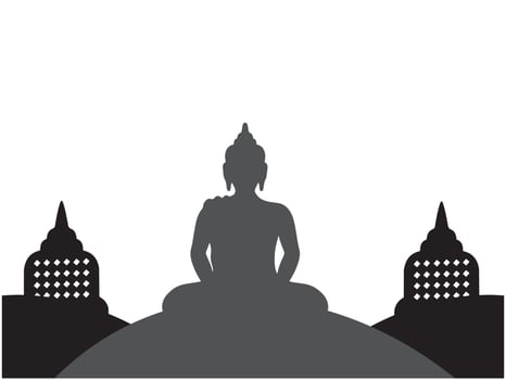 Vesak Day Background vector