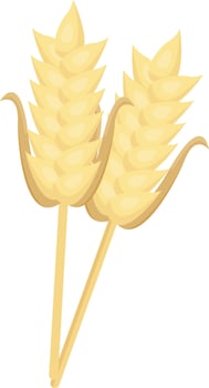 Stalks of Golden Wheat vector