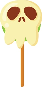 Skull Lollipop Treat vector