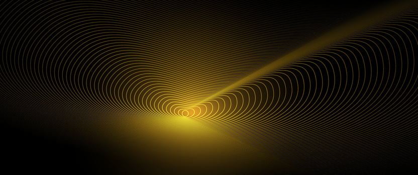 Light gold effect, flow line, motion pattern and golden gradient color for background vector