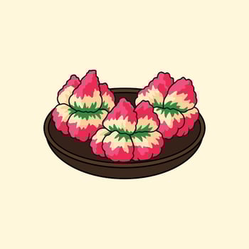 Indonesian Snack Illustration Carabikang vector