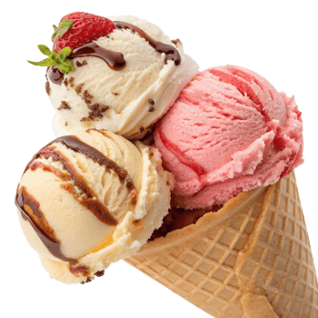 chocolate ice cream cone png