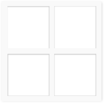 Photo frame collage isolated transparent background png
