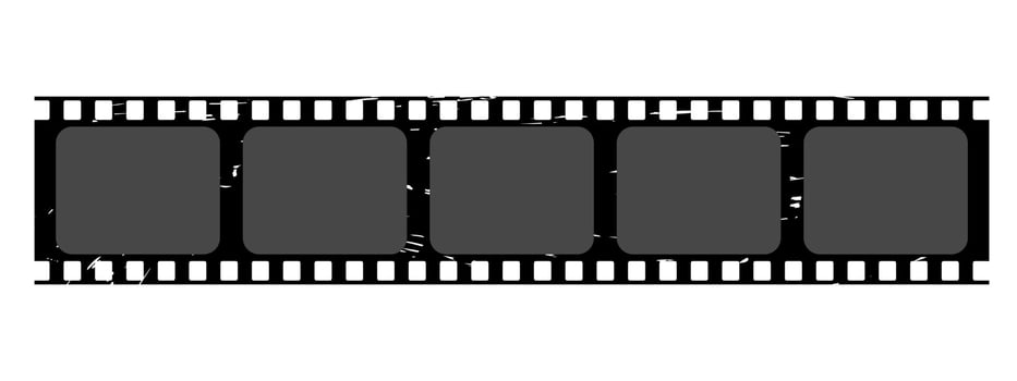 Retro Film strip frame. Cinema tape. Photo negative, filmstrip. cinema-themed projects, movie posters and photographic albums. vector