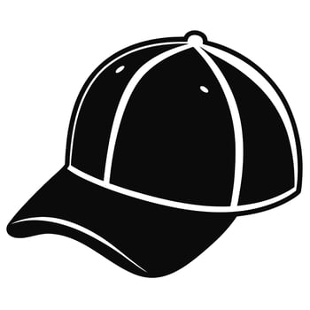 Baseball cap icon illustration vector