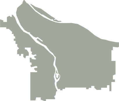 freehand drawing of Portland city map. png