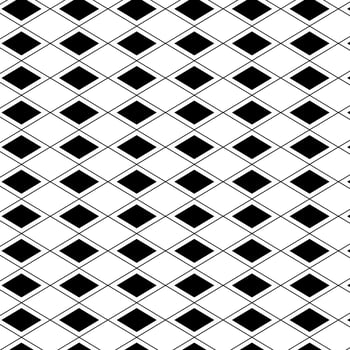 Crossed diagonal lines rhombus Geometric texture. Seamless repeating pattern. illustration. Black and white abstract vintage 1920 for package, vacation design, fabric and textile. vector