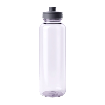 Transparent Water Bottle for Hydration on a Single Banner png