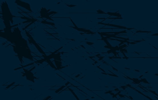 Abstract Dark Blue Texture with Splatter Shapes and Grunge Overlay vector