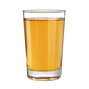 Refreshing glass of apple juice isolated on a clean background for beverage displays and marketing, Glass of apple juice isolated png