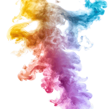 Colorful fog smoke drifting against a transparent background creates a vibrant visual experience in a serene setting, Colorful fog smoke transparent background. Fog smoke transparent background png