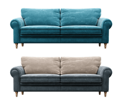 Stylish fabric sofa sets for modern living room design ideas png