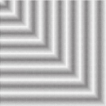 Textured Halftone Pattern Backgrounds With Polka Dot And Half Tone Abstract Geometric Shapes vector