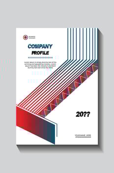 Professional Company Profile Design, vector